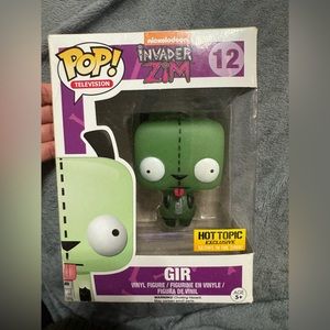 Funko Pop Television Invader Zim Gir #11 Hot Topic Exclusive box a little dusty